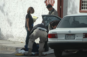 Reporter Armando Rodriguez was killed outside his home in Ciudad Juarez in 2008 (AP)