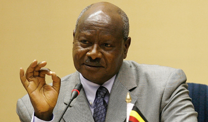 President Yoweri Museveni (AFP)