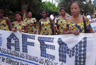 Three members of the South Kivu's Association of Women Journalists, or AFEM, have received death threats. (AFEM)
