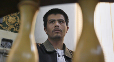 Kambakhsh in a Kabul courtroom in 2008. (AP/Musadeq Sadeq)