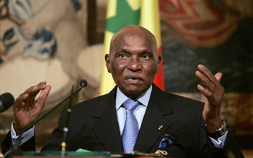 Senegalese President Abdoulaye Wade (AFP)