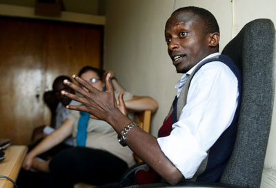 Rwandan editor Charles Kabonero fled to Uganda in 2009, but was pursued by Rwandan secuirty officials. (Phil Carpenter)