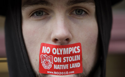 Native groups are among those protesting at the games. (AP)