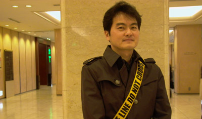 Terasawa says his relations with police are "like warfare." (CPJ)
