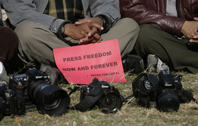 Local journalists are often caught in the crossfire of political instability and crime in Nepal. (Reuters)