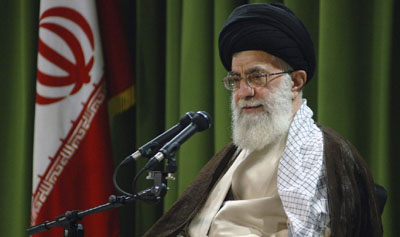 Iran's supreme leader, Ayatollah Sayed Ali Khamenei. (AP)
