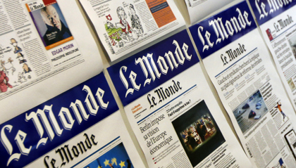 Le Monde claims spying, the Elysée Palace says the paper is playing partisan political games. (AP/Laurent Cipriani)