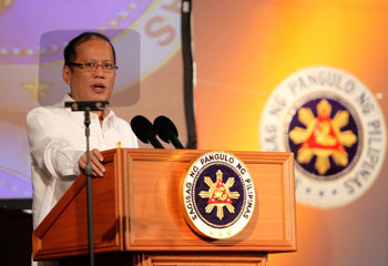 Aquino says it will take time to reverse the culture of impunity. (AP/Bullit Marquez)