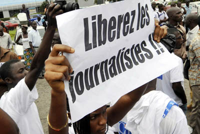 De l'Afrique aux Amériques, plus de journalistes sont emprisonnés aujourd'hui qu'à aucun autre moment depuis 1996. (AFP)