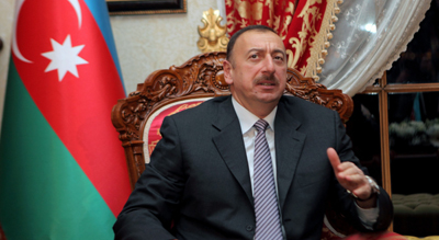Is President Aliyev a friend of journalists? Ask the journalists jailed and harassed in his country. (AP)