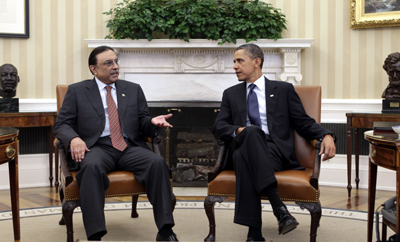 Zardari must address widespread anti-press violence. (AP/J. Scott Applewhite)
