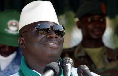 No sacrifices to the "altar of freedom of the press," says Jammeh. (AFP)