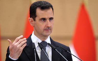President al-Assad appears to have encouraged hacking attacks. (AP)