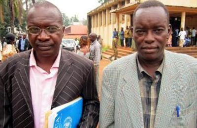 Sandy and Bambou are free after spending weeks in jail for covering public protests.(Centrafrique-Presse)