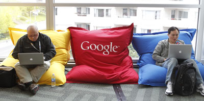 A Google developers conference in May. (Reuters/Beck Diefenbach)