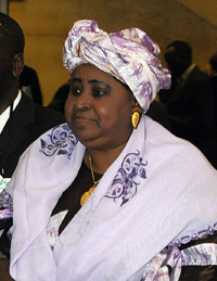 Gambian Vice-President Isatou Njie-Saidy (AFP)