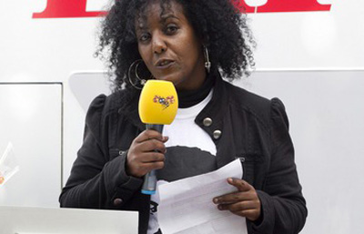 Meron Estefanos was threatened over her coverage of journalist Dawit Isaac. (Sven Lindvall/Expressen)
