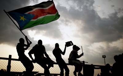 In the first months of an independent South Sudan, the press is feeling its way. (AP)