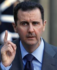 President al-Assad (AP)