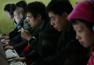 The China Internet Information Center counted 420 million Internet users in China in the middle of 2010. (AP)