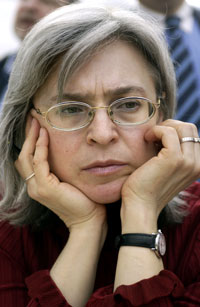 Anna Politkovskaya photographed in 2005 (AFP)
