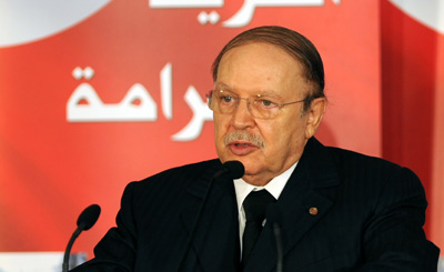 Algerian President Bouteflika has not honored his pledge of media reform. (AFP/Fethi Belaid)