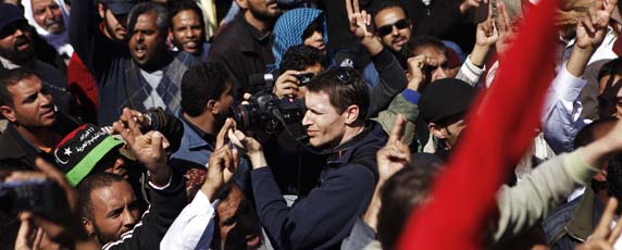 Photojournalist Tim Hetherington was killed by a mortar round in Libya this year. (Reuters)