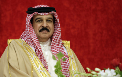 King Hamad bin Issa al-Khalifa's government breaks a promise to allow an international mission to assess free expression in Bahrain. (AP/Hasan Jamali)