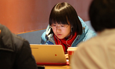 In China, Internet users have been blocked from accessing the website of the Bloomberg news agency. (AFP/Ed Jones)