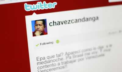Hugo Chávez tiene más de 3 millones de seguidores en Twitter. (Reuters/Jorge Silva)