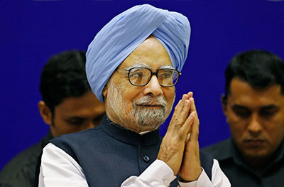 Indian Prime Minister Manmohan Singh turned 80 on Wednesday. (AP/Saurabh Das)