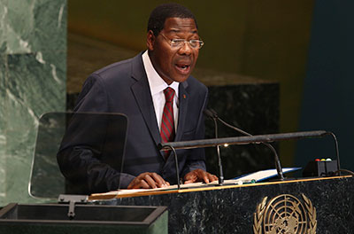 Boni Yayi, president of Benin, wrote the country's media regulator to complain about television coverage by Canal 3. (AP/Seth Wenig)
