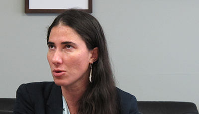 La bloguera cubana Yoani Sánchez (CPJ/Nicole Schilit).