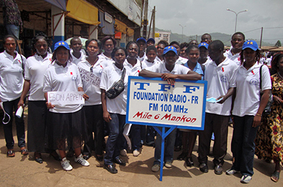 The staff of Foundation Radio (Fomunyoh Foundation)