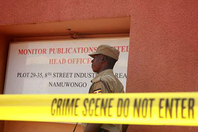 Journalists for The Monitor were locked out of their newsroom for 10 days. (Daily Monitor)