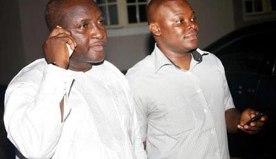 Authorities re-filed forgery charges against these two Leadership journalists. (Courtesy Leadership)