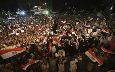 A rally in Cairo this week. (AP/Hussein Malla)