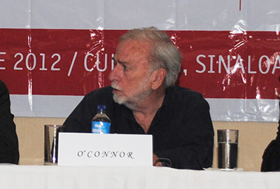 Mike O'Connor at a 2012 press conference in Culiacán. (Ron Bernal)