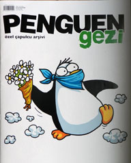 CNN International Gezi Parkı protestolarından görüntüleri dünyanın geri kalanına yayımlarken CNNTurk'ün penguenler üzerine bir belgesel göstermesinden bu yana penguenler gençler için ulusal direnişin bir simgesi oldu. (CPJ)