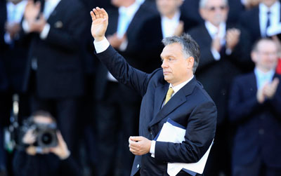 Viktor Orban was re-elected Hungary's prime minister by Parliament in May. (Reuters/Bernadett Szabo)
