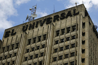 The headquarters of El Universal in Caracas. The daily, which had a reputation for being critical of the government, was sold in July 2014. (Reuters/Jorge Silva)
