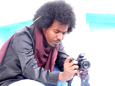 Kalsan TV reporter Abdulkadir Hassan Jokar is one of three journalists injured during a fatal bombing in Somalia on December 5. (NUSOJ)
