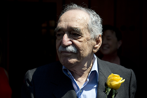 Colombian writer Gabriel García Márquez on his 87th birthday last year. The Nobel laureate played a vital role in protecting journalists but more needs to be done. (AFP/Yuri Cortez)
