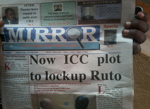 The most recent issue of the Mirror Weekly in Kenya. (Media Council of Kenya)