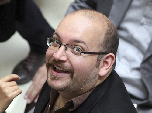 Jason Rezaian, a reporter jailed in Iran since July 2014, was released in January. (AP/Vahid Salemi)