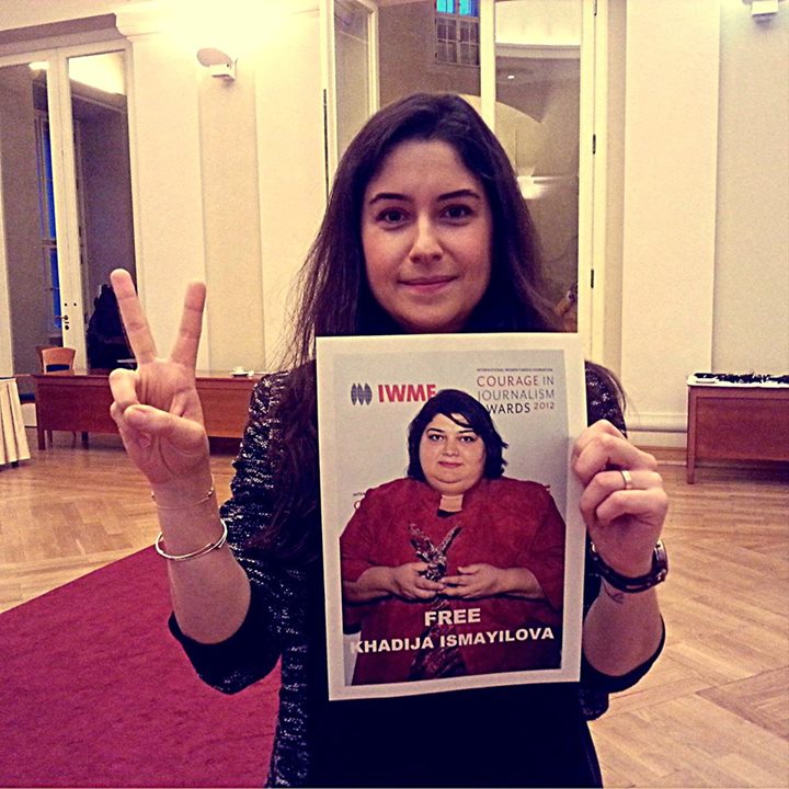 The author, like imprisoned journalist Khadija Ismayilova, has been subject to an ugly campaign to discredit her in the eyes of the Azerbaijani people. (Anna Zamejc)