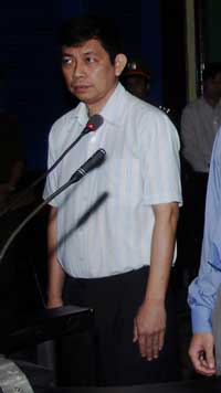 Tran Huynh Duy Thuc was sentenced to 16 years in prison in 2010. (AP/Hoang Hai/Vietnam News Agency)