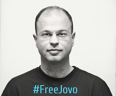 Freelance journalist Jovo Martinović has been in pretrial detention for 11 months. (Martinovic family)
