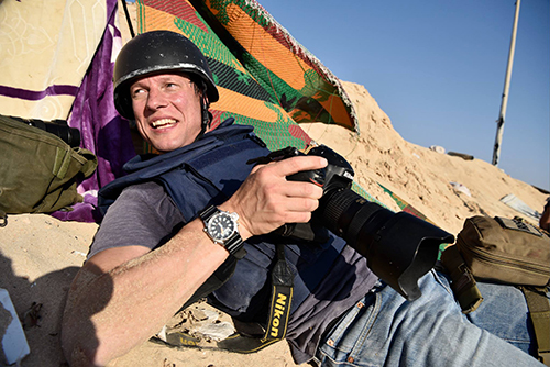 Jeroen Oerlemans, a freelance photojournalist, was killed covering clashes in Sirte, Libya. (Stanislav Krupar)