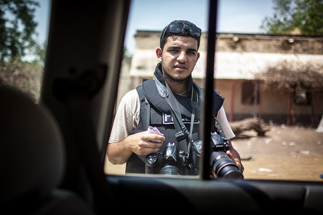 Egyptian photojournalist Mohammed Elshamy was forced to leave his home country for fear of arrest. Elshamy is showcasing his work as part of CPJ's Lens in Exile Instagram series. (Andrei Pungovschi)